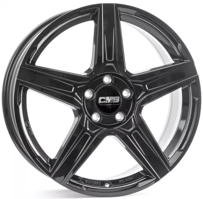 CMS WHEELS C34 ZWART GLANZEND 4250314140244